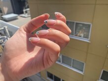 ソウ 難波店 nail salon Sou/キラキラフレンチnail