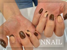 エヌ ネイル(N NAIL)/おしゃれブラウンデザイン