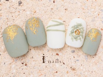 アイネイルズ 町田店(I nails)/大人シンプルネイル8980円