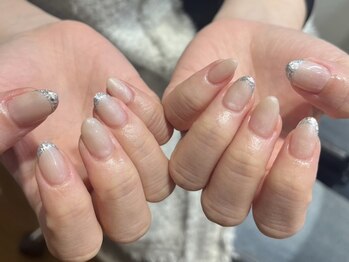 アンドローブ 銀座店(&robe)/ワンカラー＋先端ラメライン