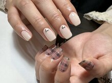 デューネイルスタジオ(dew nail studio)/アシンメトリー チェック