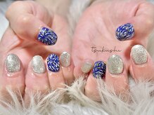 ツクシ 河原町(tsukushi)/花火ネイル