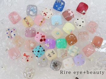 リール アイプラスビューティー(Rire eye + beauty)の写真/春準備×旬デザインで最強可愛い足元を叶える☆サンダル前に差をつけたい方はぜひメニュー豊富な当店へ♪