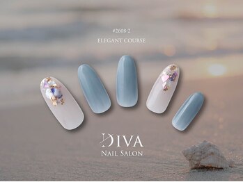ネイルサロンディーバ 石橋店(Diva)/８月デザイン