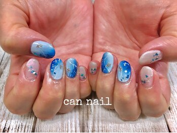 キャンネイル 金山店(Can Nail)/ブルーグラデーション♪