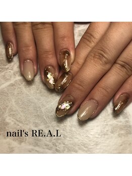 ネイルズリアル 倉敷(nail's RE.A.L)/タイダイネイル