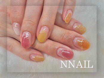 エヌ ネイル(N NAIL)/秋色カラフルデザイン