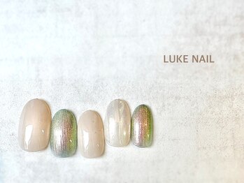 ルークネイル 恵比寿店(LUKE NAIL)/シンプルマグネットネイル　春