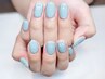 hand nail ワンカラー ¥3850(持込デザイン不可)