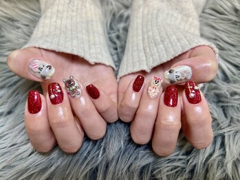 ハウオリ ネイル(Hauoli nail)/クリスマスネイル