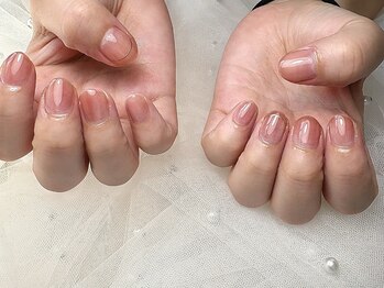 ノンノンネイル(Nonnon.nail)/ピーチカラー