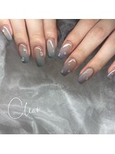 クリア(Clear)/ブルー×パープル