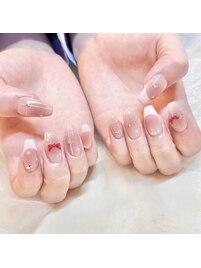 ワンホン　リボン　フレンチ