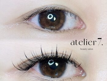アトリエナナ 西尾店(atelier7.)の写真/豊富なエクステで、ボリュームもナチュラルも自由自在！