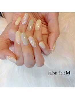サロン ド シエル(Salon de ciel)/2回ジェルチケットアート4本付♪