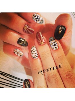ネイルアンドアイラッシュサロン エスポアール(nail&eyelash salon espoir)/アートネイル 120分コース