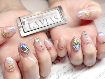 プロフェッショナル ネイルサロン ラヴィアス(LAVIAS)/【ジェル】10本アートし放題