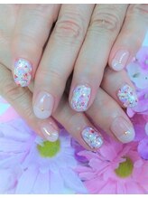 シュガー ネイル(Sugar nail)/選べる華やかデザイン定額コース