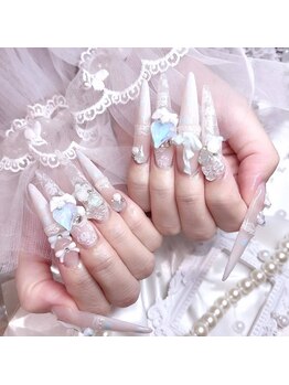 プティネイル 池袋(Puty Nail)/スーパーロングガーリーネイル♪