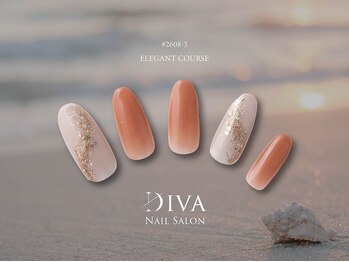 ネイルサロンディーバ 石橋店(Diva)/８月デザイン