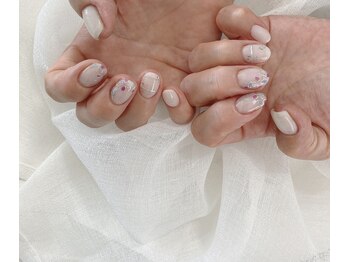 08ネイル(08 nail&school)/ミラーフラワー☆