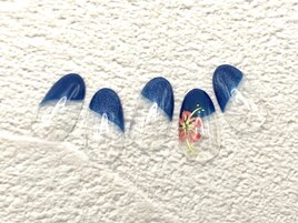 【定額】ハイビスカスネイル