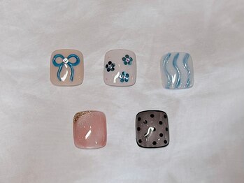 クララ カスガイ(CLALA Kasugai)/フットネイル親指アート