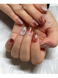 べっ甲×ハートミラー