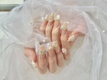 持ち込みネイル★ミラー・オーロラ・パーツ全て使い放題！