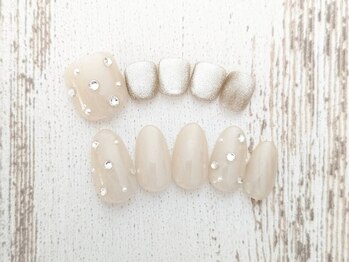 ストーンドットネイル ￥6800