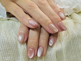 秋のマグネットネイル