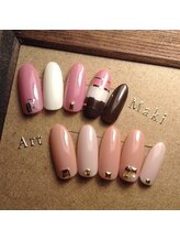 ネイルカフェ マキアート(nail cafe Maki art)/【定額】パラジェル+アート