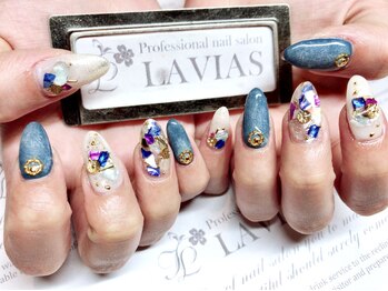 プロフェッショナル ネイルサロン ラヴィアス(LAVIAS)/【ジェル】10本アートし放題