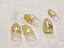 ミンクスタイル 浜松町店/マスタードイエロー×ラメ