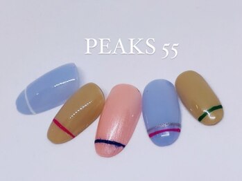 ピークス ゴーゴー(PEAKS 's 55)の写真/【ネイル＆アイの同時施術メニュー！】時短が叶って指先も目元も同時に可愛くなれる！お忙しい方にも◎