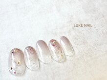 ルークネイル 恵比寿店(LUKE NAIL)/ドライフラワーグラデ　春