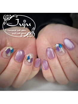 ジュジュ(Juju)/紫陽花カラーのステンドグラス