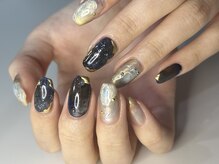 チルダ(tilde)/冬のネイビーニュアンス