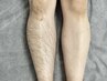 男女◎【足ハーフ】(モジャ足が一撃ツルスベ足に!) ブラジリアンワックス5500