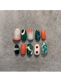 ネイルズ モダ(NAIL'S MODA)/2月の新作2/カメレオンネイル