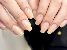 バタフライ 津田沼店(Butterfly)/ラメグラデーション+パーツ