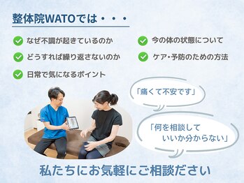 ワト(WATO)/■自分の身体が分かる整体
