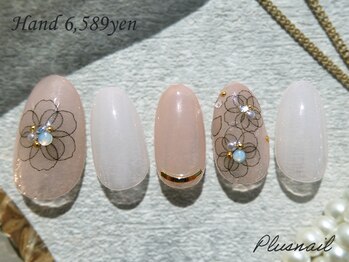 プラスネイル 池袋西口店(PLUS NAIL)/(3404)透け感！クリアカラー