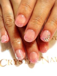 ラメグラデーションネイル