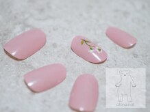 オトナネイル(otona nail)/シンプルフラワーネイル