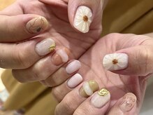 リグネイル 草加(rig nail)/ぷくぷくお花＊。