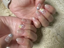 ネイルサロンアンドスクール ミュー(Nail Salon & school mieux)/フラワーネイル