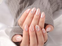 カヤビューティー 六本木(KAYA.beauty)/大人可愛い　ミラーネイル