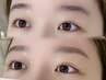 【こだわりの目元へ!】眉毛スタイリング+まつパ上下(5stepケア付)¥14900→