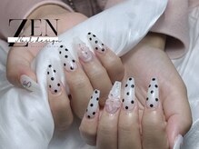 ゼン ネイル デザイン 池袋(ZEN NAIL DESIGN)/長さだしやり放題×つけ放題